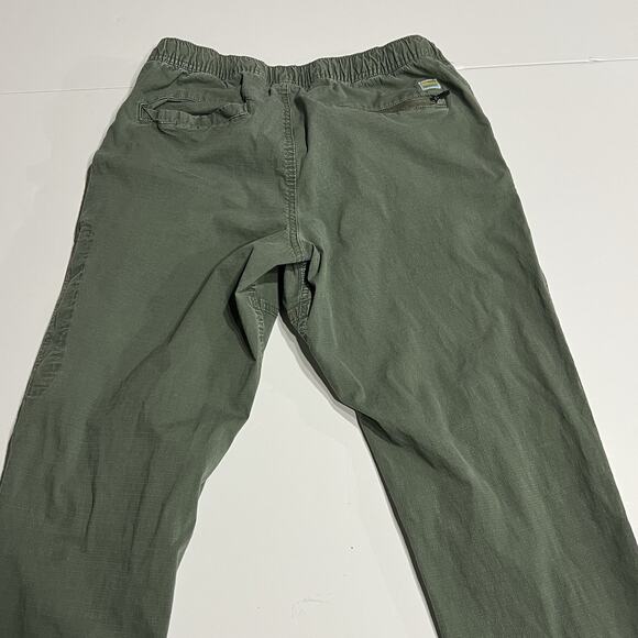 Vuori Ripstop Pants Women's Size Medium Green Stretch Cotton Hiking Travel0 - Picture 8 of 10